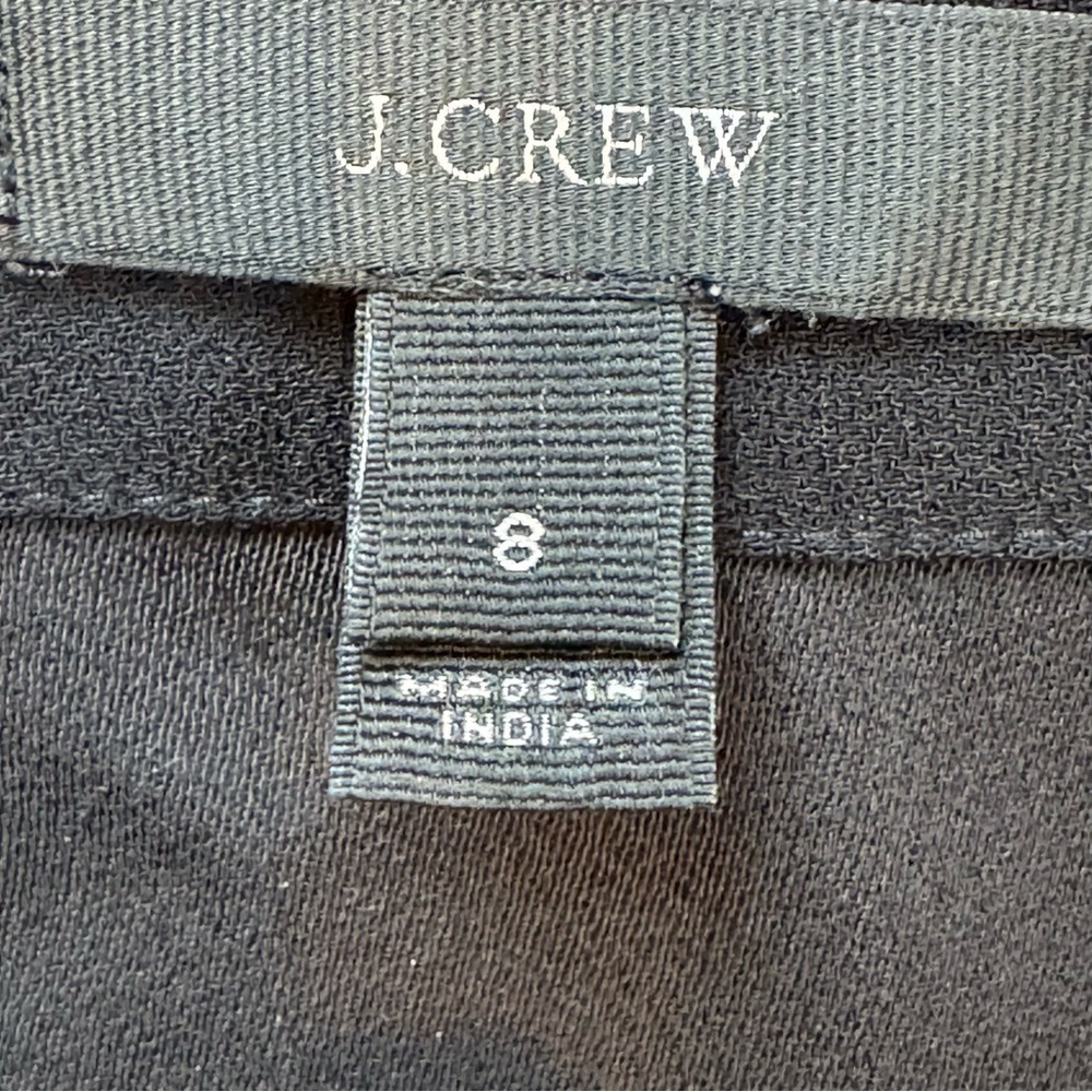 J. Crew Elegant Black Wrap Blouse - Picture 3 of 5